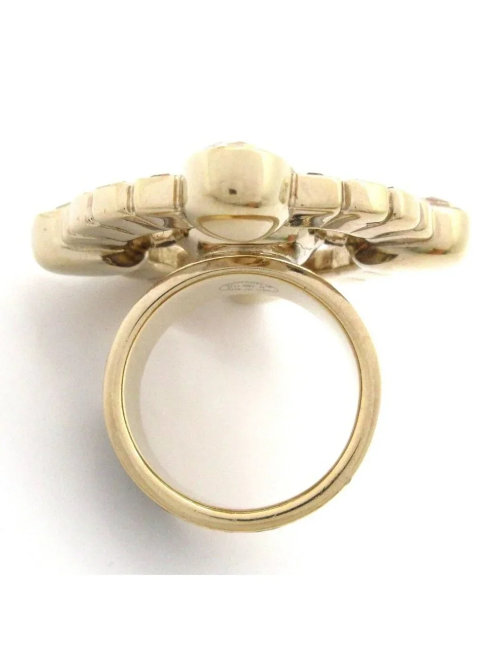 Chanel Ring Blanc Clear Brown